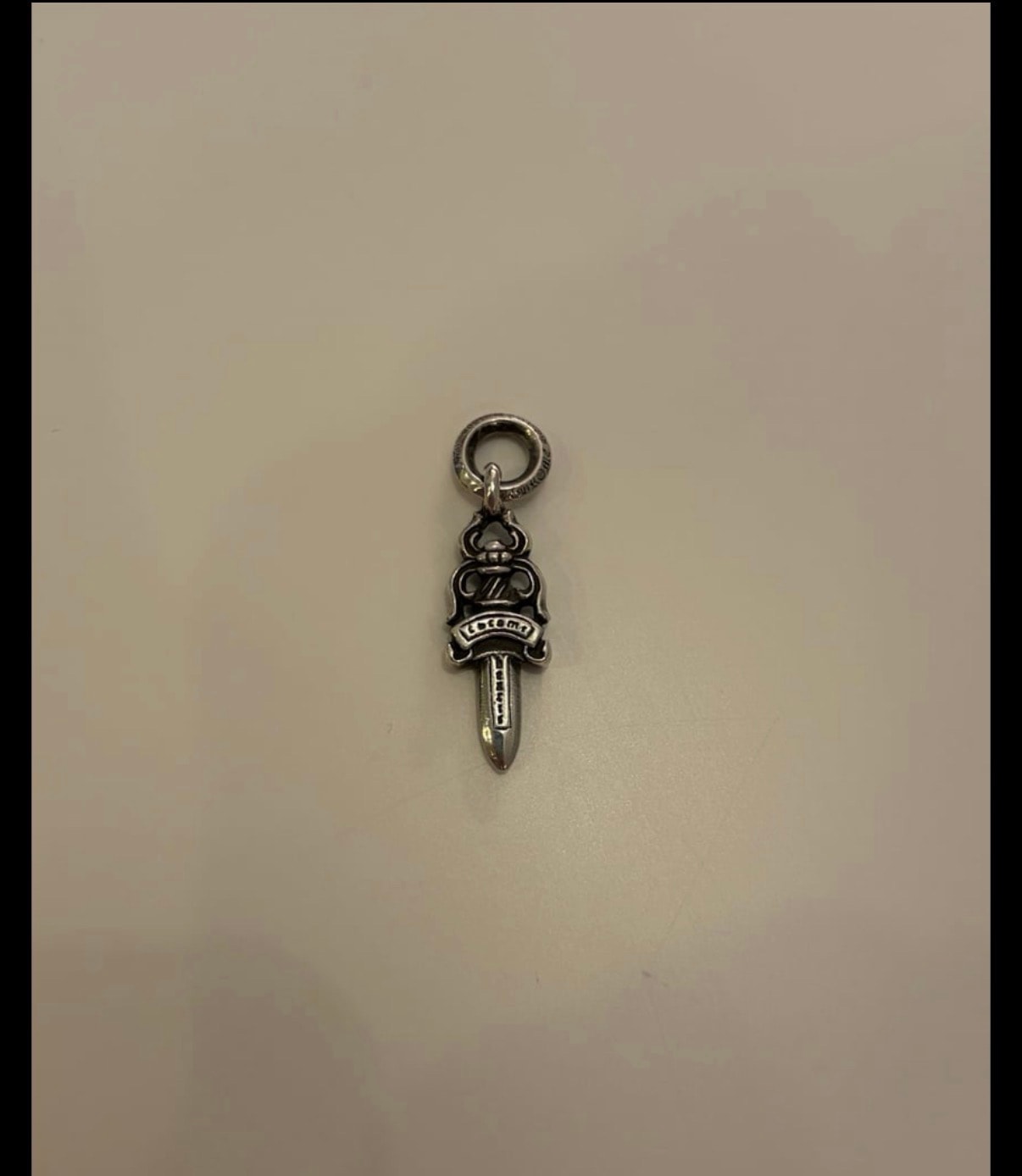 Chrome Hearts #5 Dagger Charm "Silver"