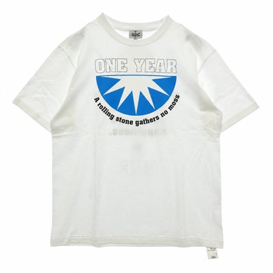 GDC ジーディーシー GD0560 half star TEE 1th limited ハーフスター プリント 半袖 Tシャツ ホワイト系 L【極上美品】【中古】
