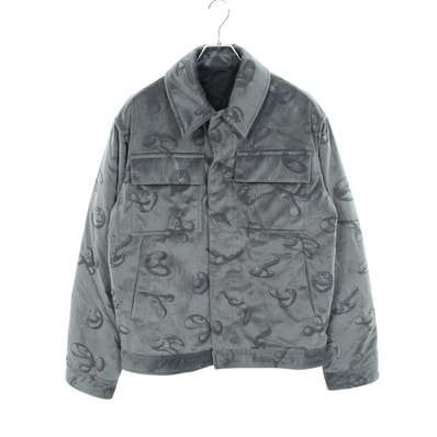 ディオール Dior DIOR × KENNY SCHARF 中綿 コーデュロイ 衣料品 アウター ポリエステル メンズ グレー系 193C409B5263 【中古】