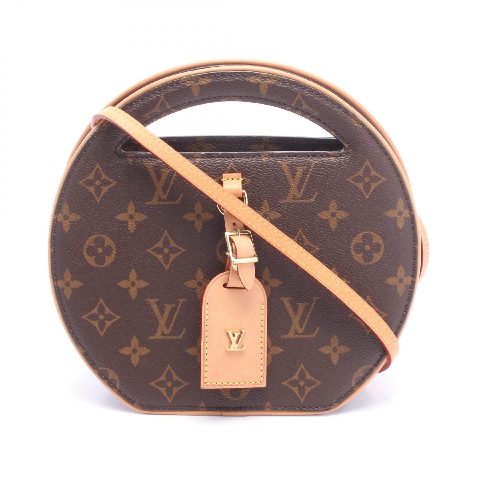 ルイ・ヴィトン LOUIS VUITTON アラウンドミー モノグラム 2WAY ハンドバッグ バッグ PVCコーティングキャンバス レザー レディース ブラウン系 M47117 【中古】