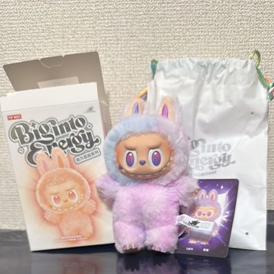POP MART THE MONSTERS (LABUBU) Big into Energy Series Plush Pendant LUCK