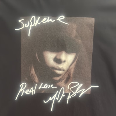 Supreme Mary J. Blige Tee "Black"