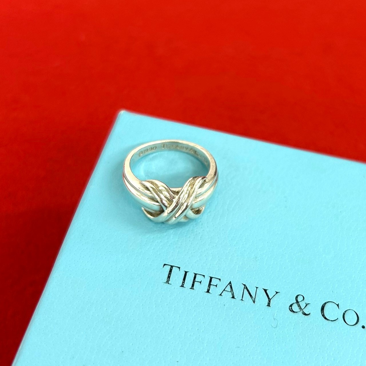 TIFFANY&Co. ティファニー シグネチャー リング シルバー925 リング・指輪 9号 シルバー
05042