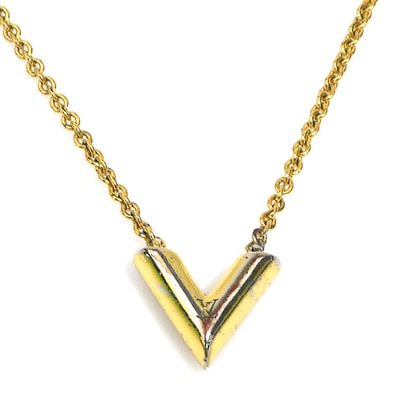 ルイ ヴィトン LOUIS VUITTON ネックレス エセンシャルV メタル ゴールド レディース M61083【中古】 h32076a