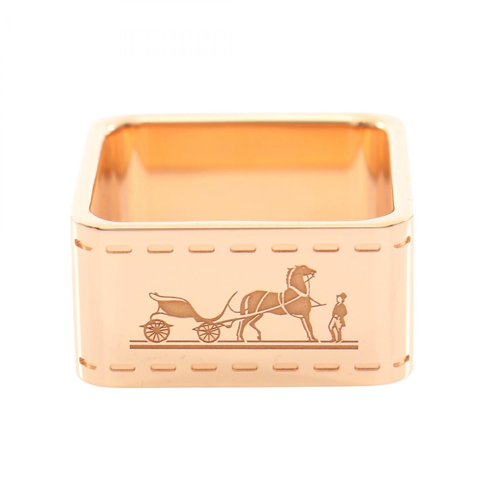 エルメス HERMES ボルデュック 90 スカーフリング アクセサリー GP ゴールド レディース ゴールド系 【中古】