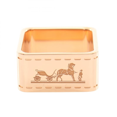 エルメス HERMES ボルデュック 90 スカーフリング アクセサリー GP ゴールド レディース ゴールド系 【中古】