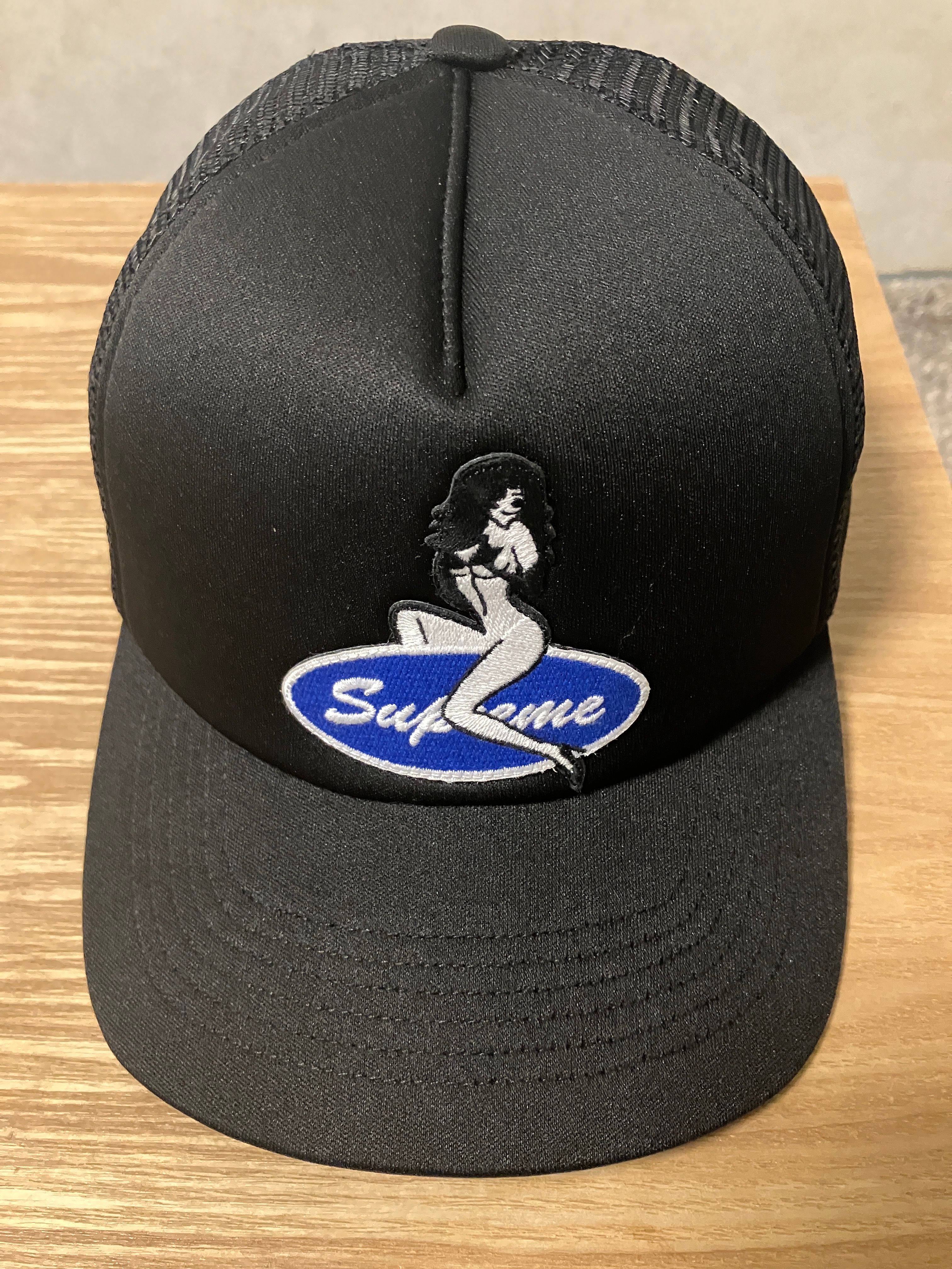 Supreme Pin Up Mesh Back 5-Panel "Black"