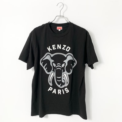 KENZO 'VARSITY JUNGLE' Elephant Oversized T-Shirt Men's "Black"