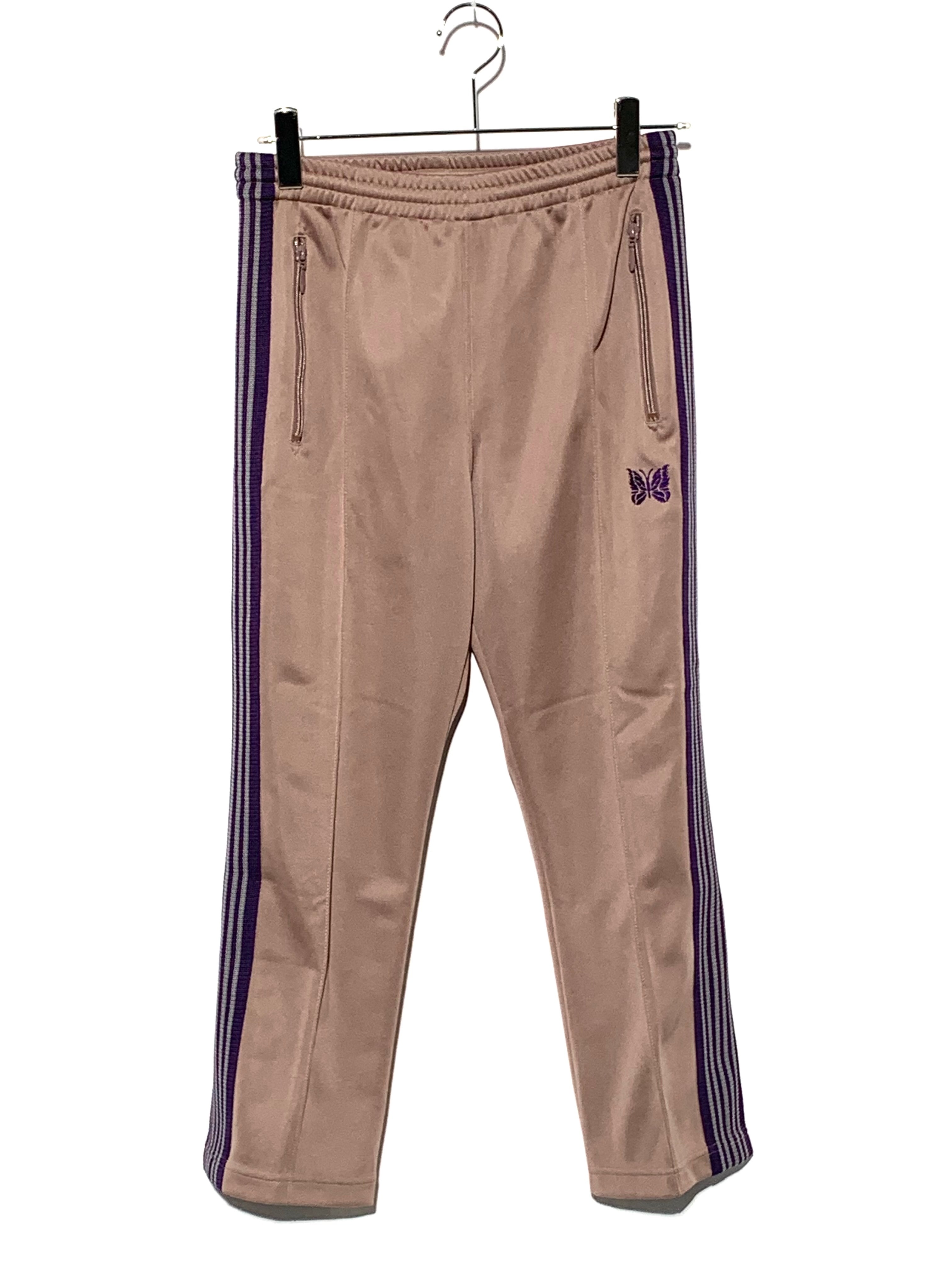 NEEDLES Narrow Track Pants Poly Smooth "Taupe"
