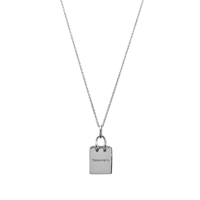TIFFANY&Co. ティファニー ショッピングバッグ ショッパー ネックレス
SV925 シルバー 新品仕上済 レディース
【中古】