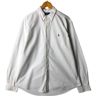 古着 ラルフローレン Ralph Lauren POLO by Ralph Lauren 長袖 ボタンダウンシャツ メンズXL相当/eaa594292