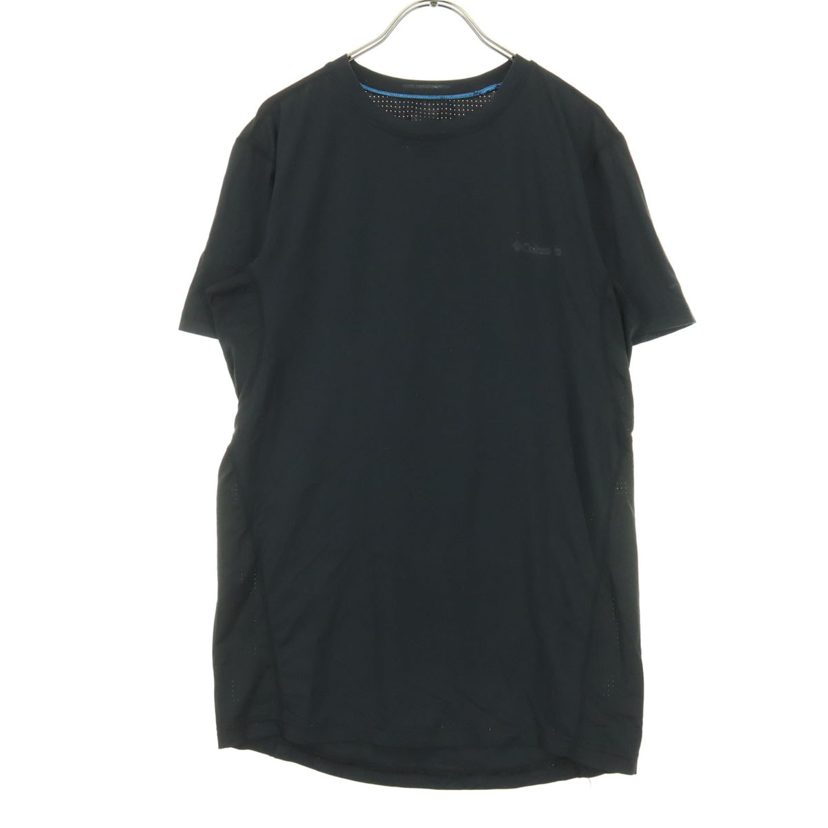 Columbia コロンビア ワンポイントロゴ 半袖 Tシャツ ブラック