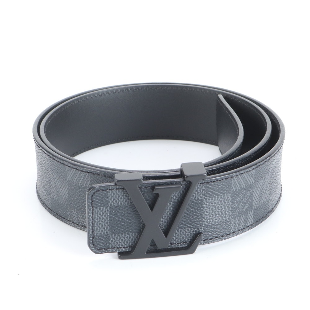 ■未使用 ルイヴィトン ダミエ グラフィットサンチュール LV イニシアル