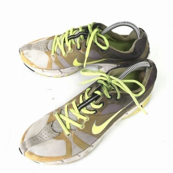 NIKE/ナイキ★Zoom Victory/メッシュ/ローカットスニーカー【28.0/白×黄色×グレー】◆D-56