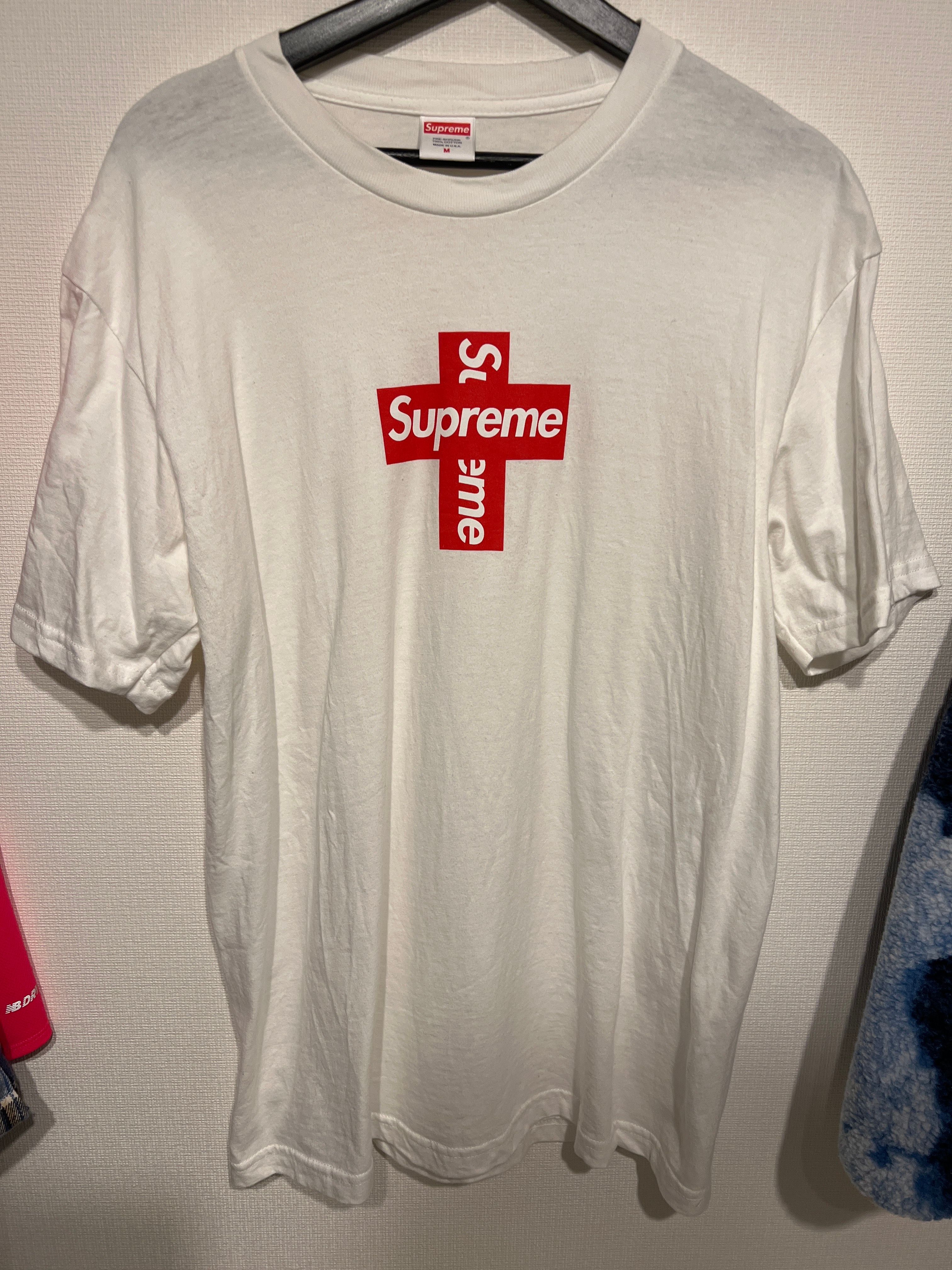 Supreme Cross Box Logo Tee "White"