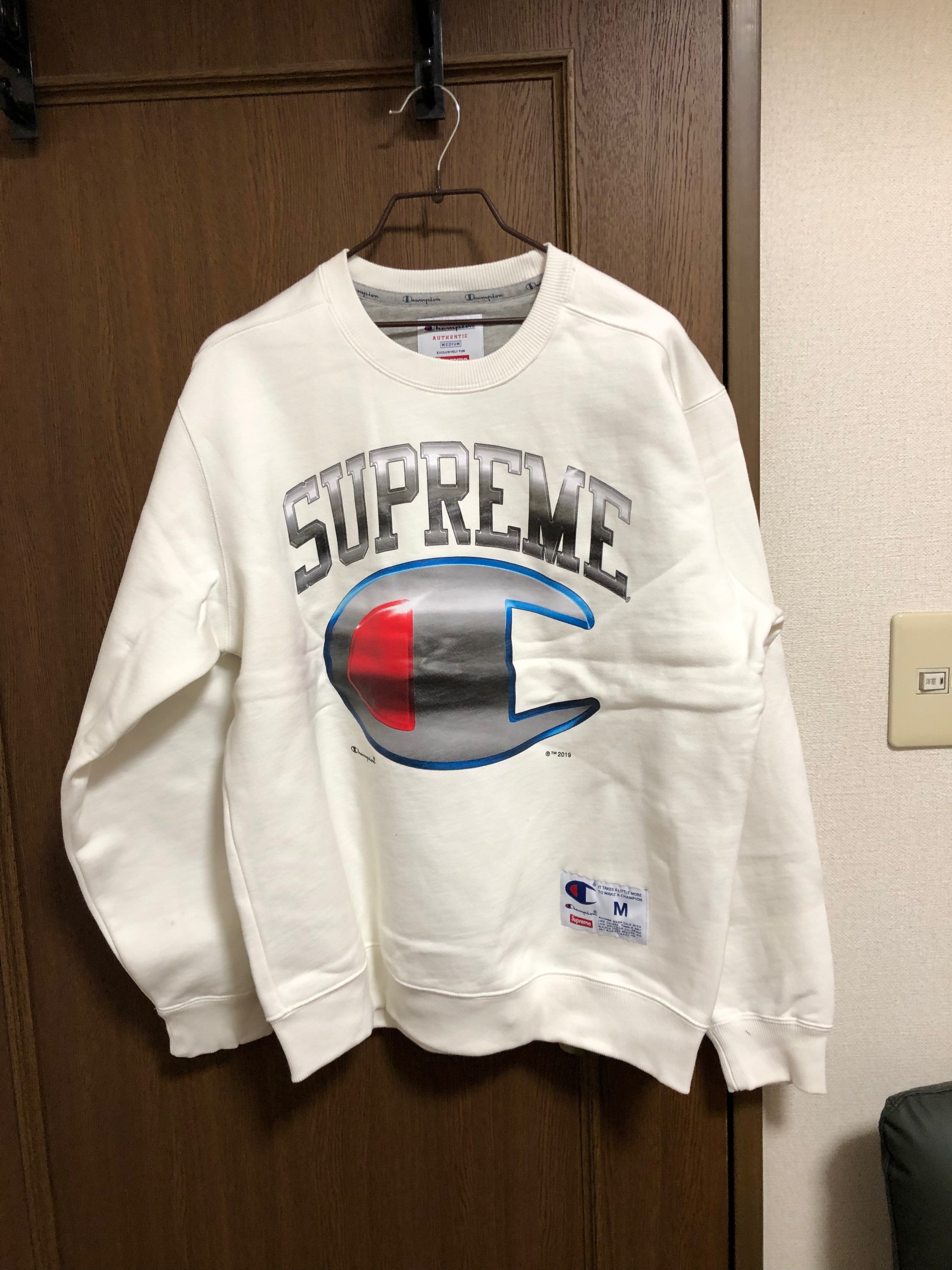 Supreme / Champion® Label Hooded Sweatshirt "Grey"