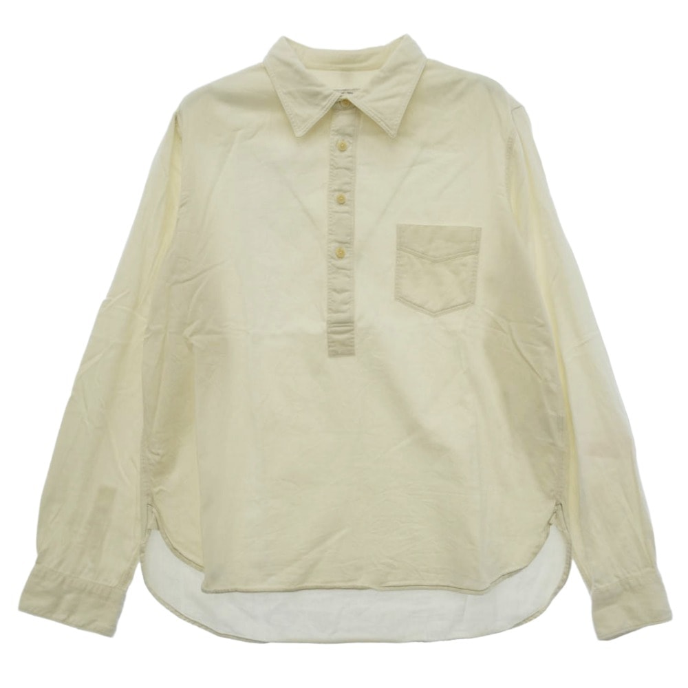 VISVIM ビズビム 16SS 0116105011008 1910 P.O. Shirt プルオーバー 長袖 シャツ ホワイト系 2【中古】