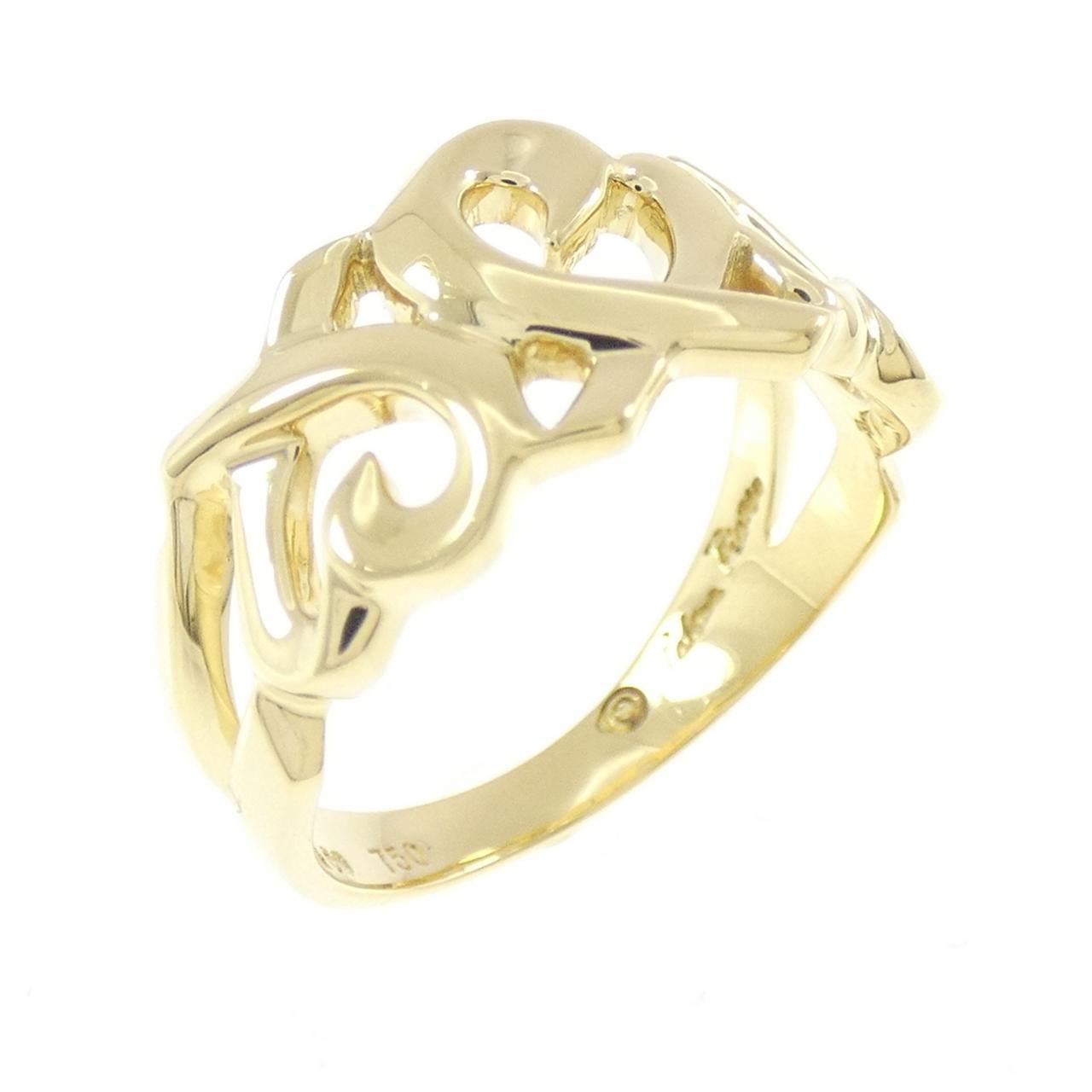 ティファニー トリプルラビングハート リング