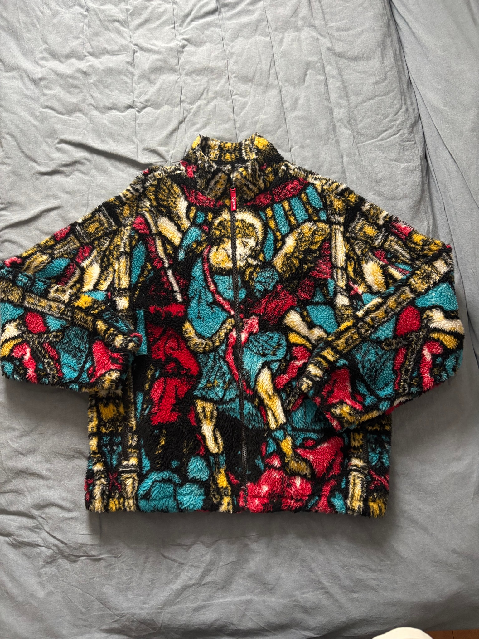 Supreme Saint Michael Fleece Jacket "Multi"