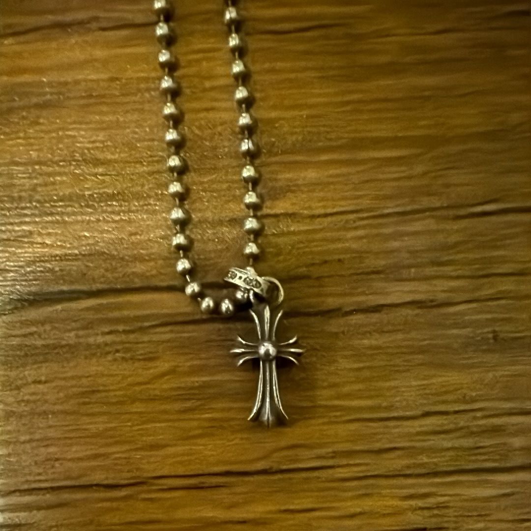 Chrome Hearts CH Cross Baby Fat Charm "Silver"