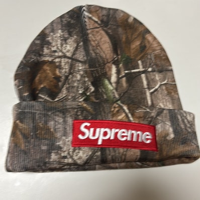 Supreme x NEW ERA Box Logo Beanie (25FW) "Realtree AP Camo"