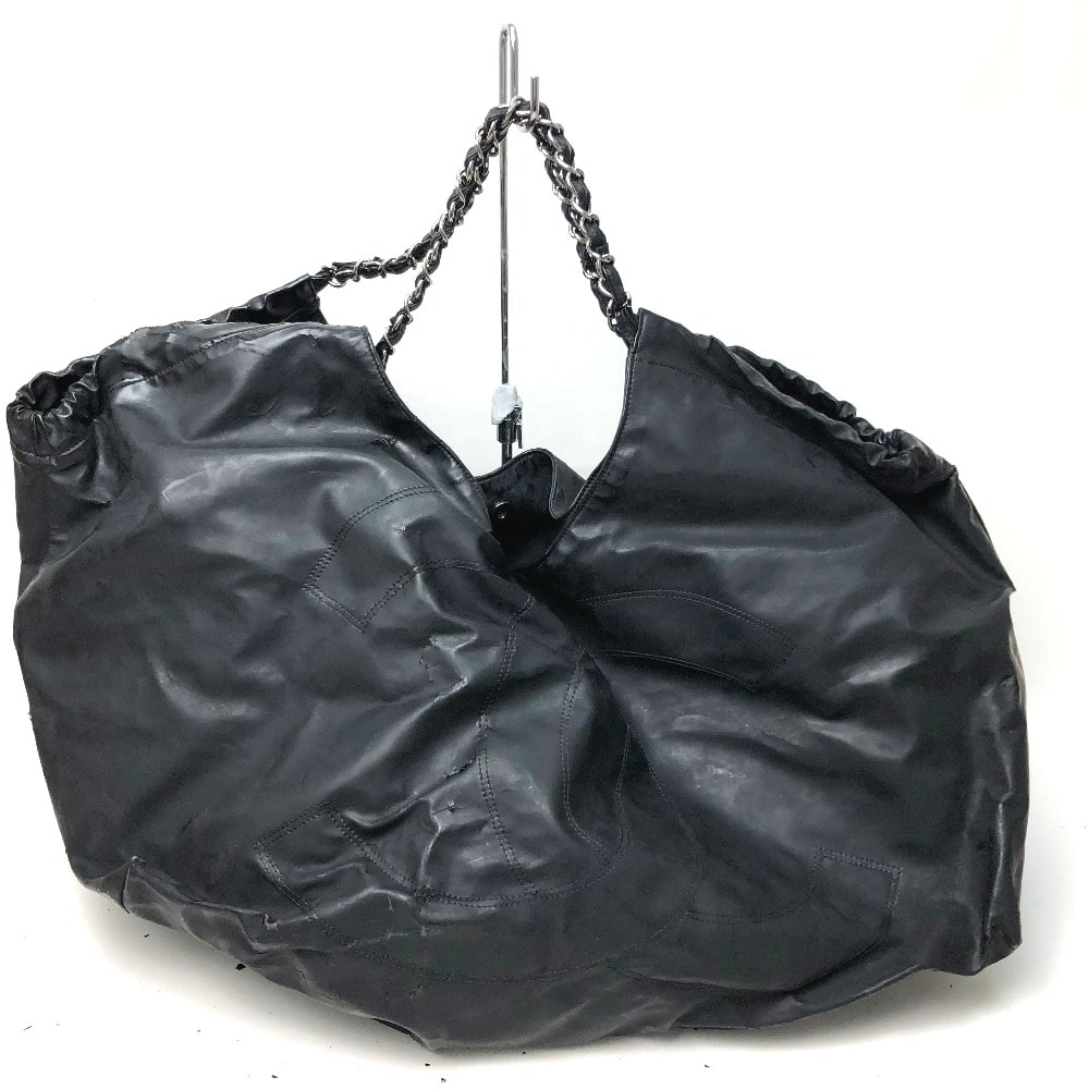シャネル CHANEL ココカバスGM ココカバス GM ココカバス カバン チェーンショルダーバッグ ショルダーバッグ エナメル ブラック