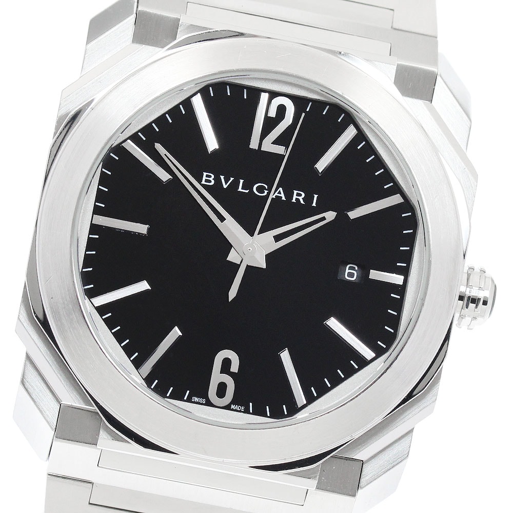 ☆良品  ブルガリ オクト デイト BGO41S 自動巻き メンズ 【中古】