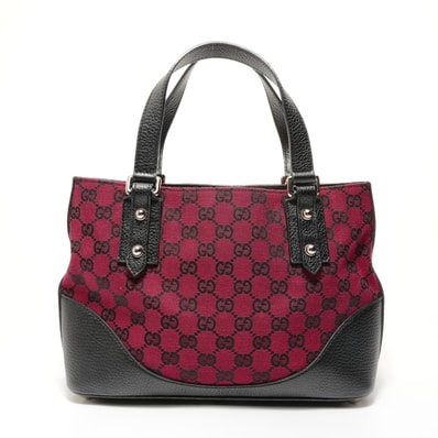 グッチ GUCCI GGキャンバス ハンドバッグ【中古】