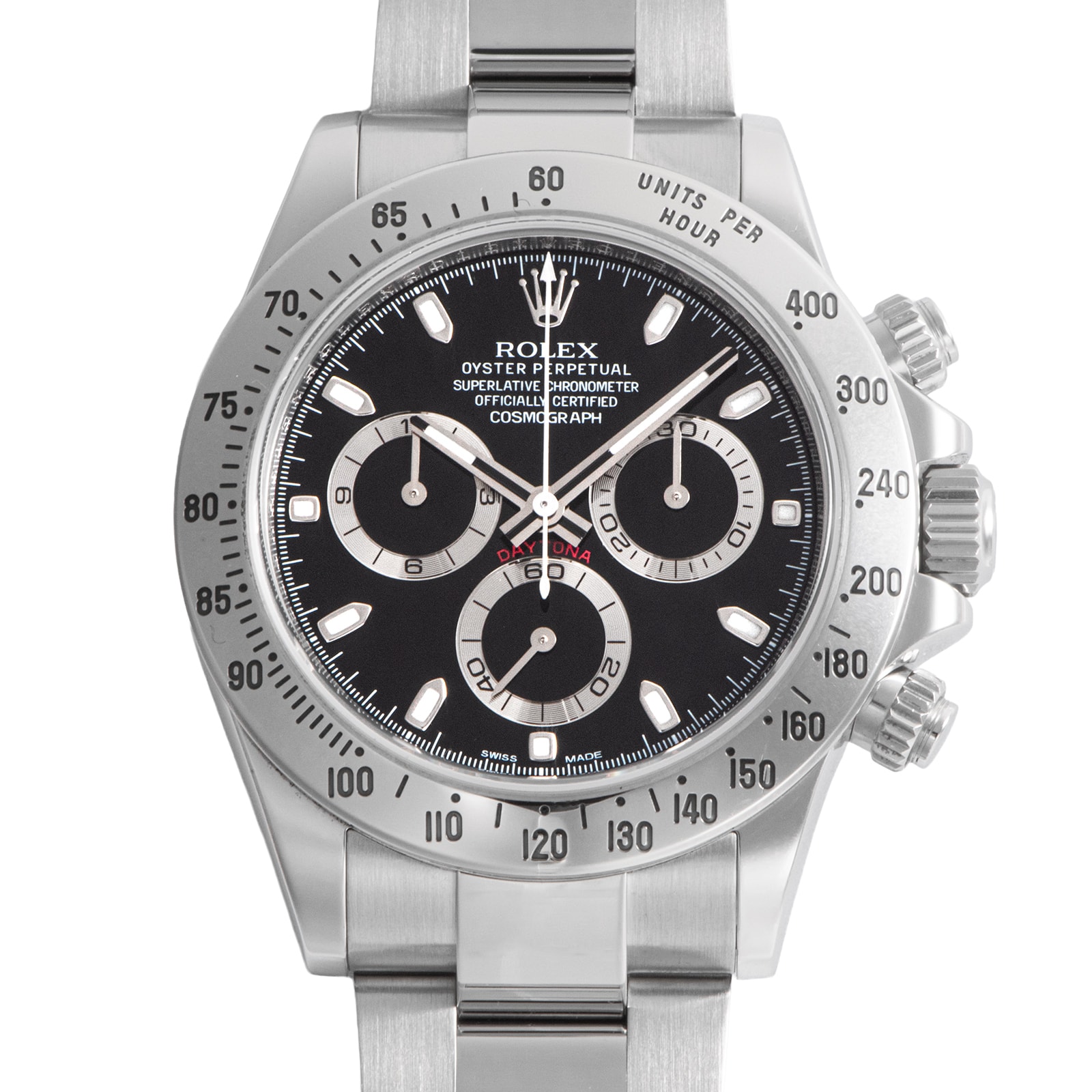 ROLEX ロレックス 梨地バックル 116520 ステンレススチール【中古】