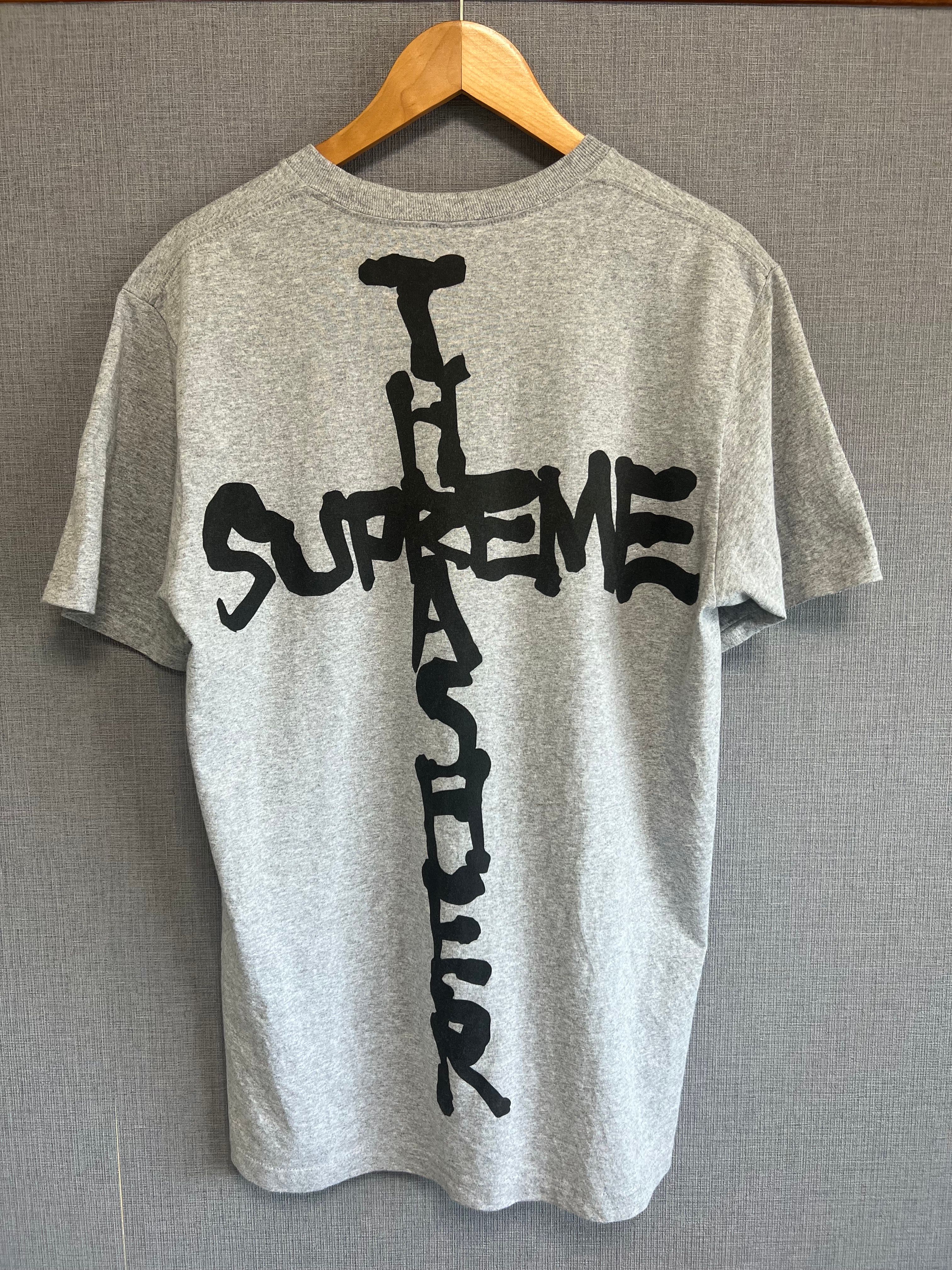 Supreme x Thrasher Cross Tee "Heather Grey"