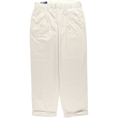古着 ラルフローレン Ralph Lauren POLO by Ralph Lauren ツータック チノパンツ メンズw34相当/eaa634986