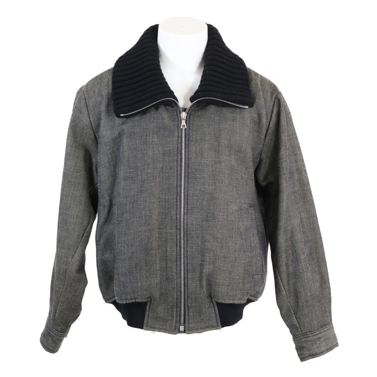 ドリスヴァンノッテン 90~00年初期 ライカ期 コットンウール ラムレザー切替 ボンバー L