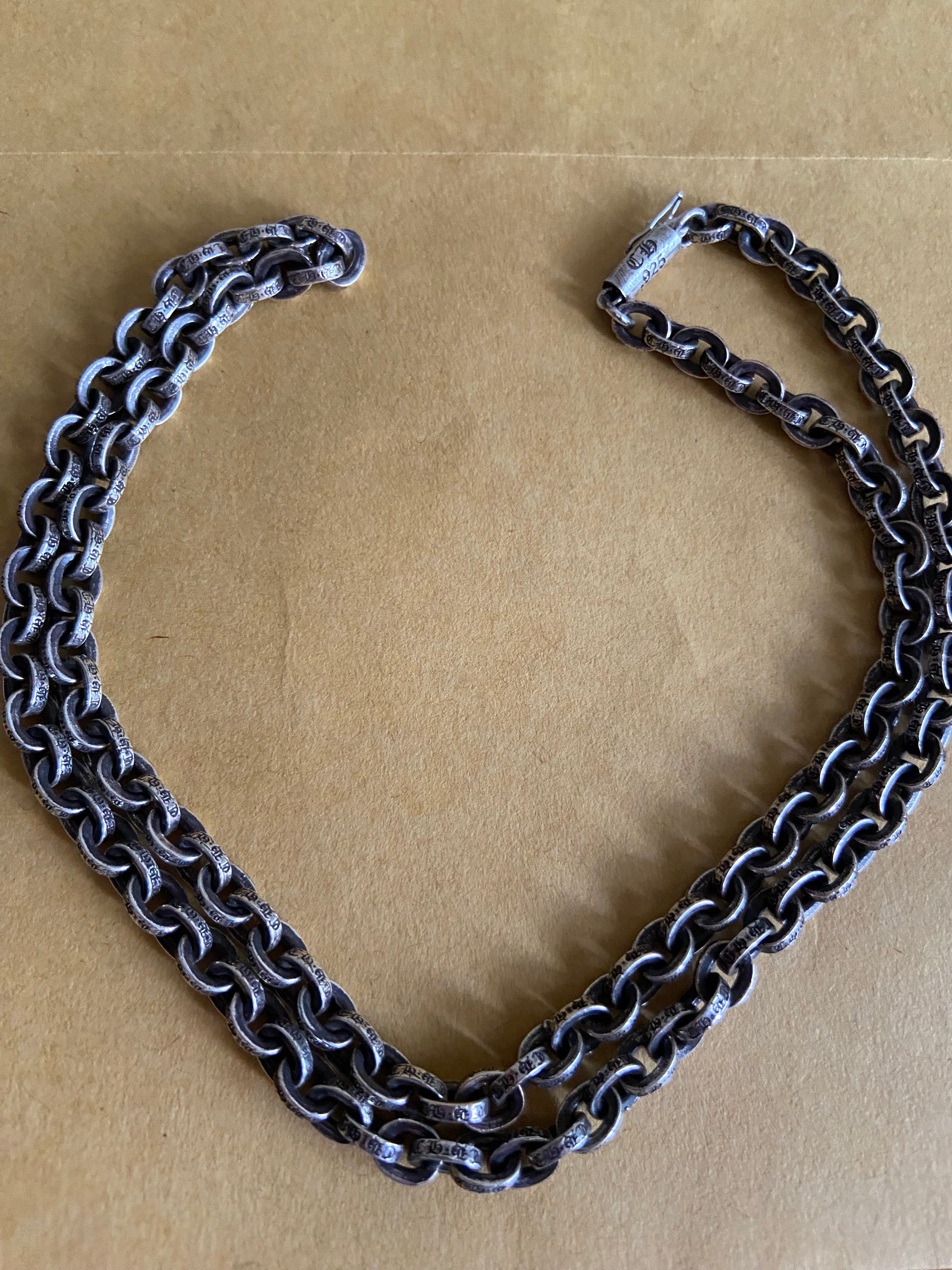 CHROME HEARTS ペーパーチェーンネックレス20inch