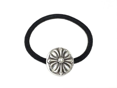 Chrome Hearts Hair Band # 2 Cross Bracelet "Black"