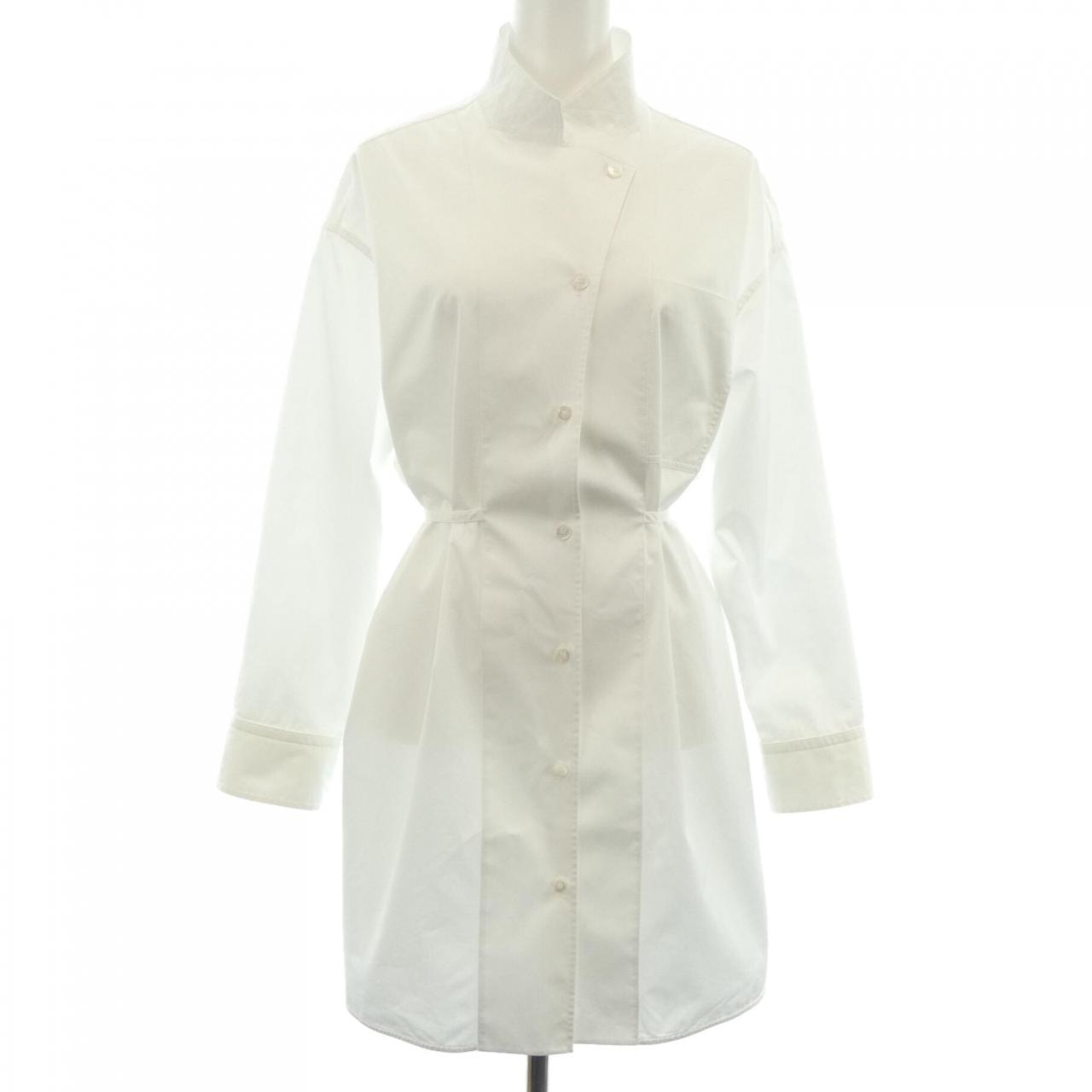 エルメス HERMES マザーオブパールボタン 3H0633DV ワンピース