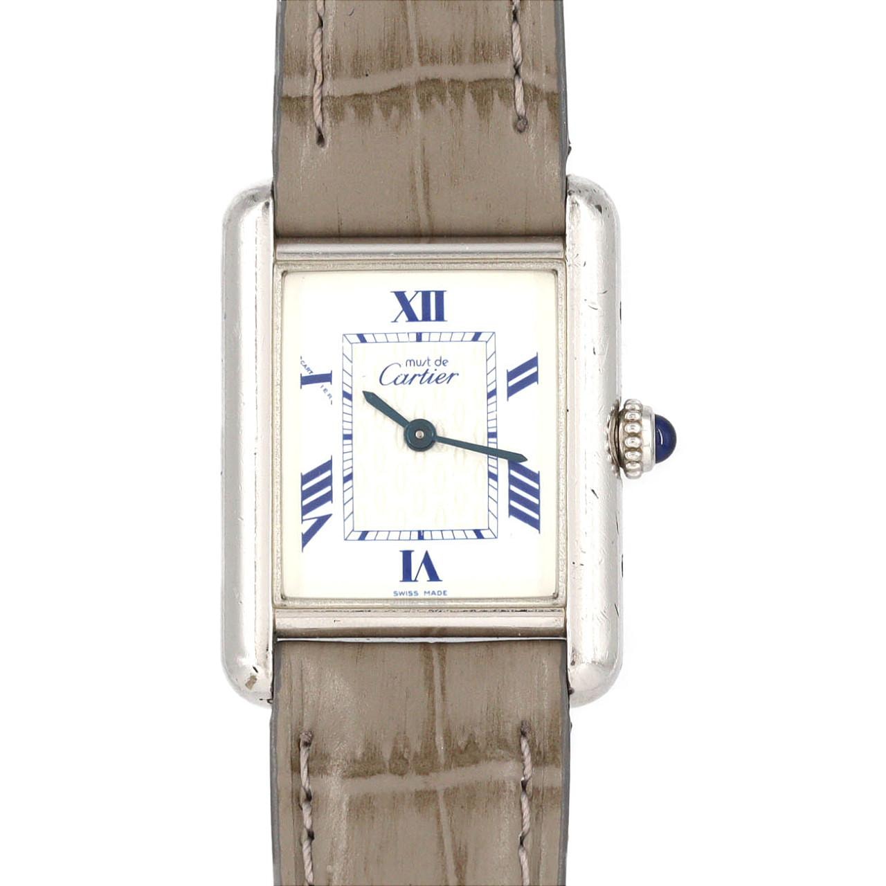 【ノーメンテナンス還元価格】カルティエ マストタンクSM W1014054 シルバー クォーツ