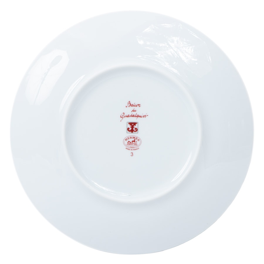HERMES エルメス ラウンドプレート GUADALQUIVIR/ガダルキヴィール 011112P 食器【未使用】【中古】