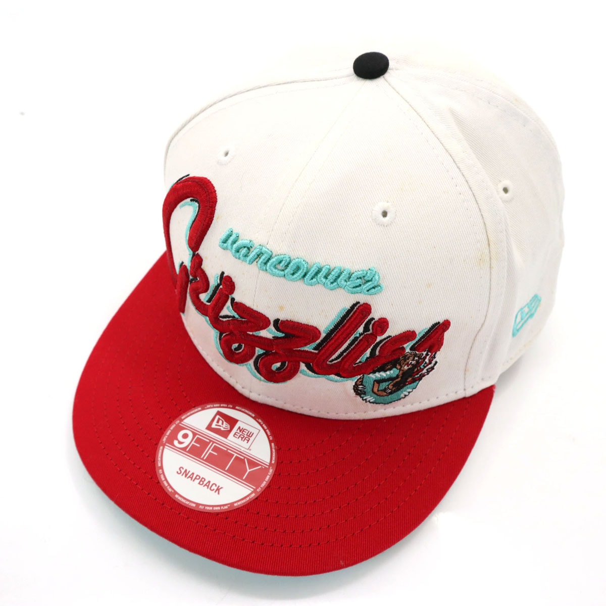 NEW ERA ニューエラ 9FIFTY キャップ ONE SIZE ホワイト×レッド NBA スナップバック
