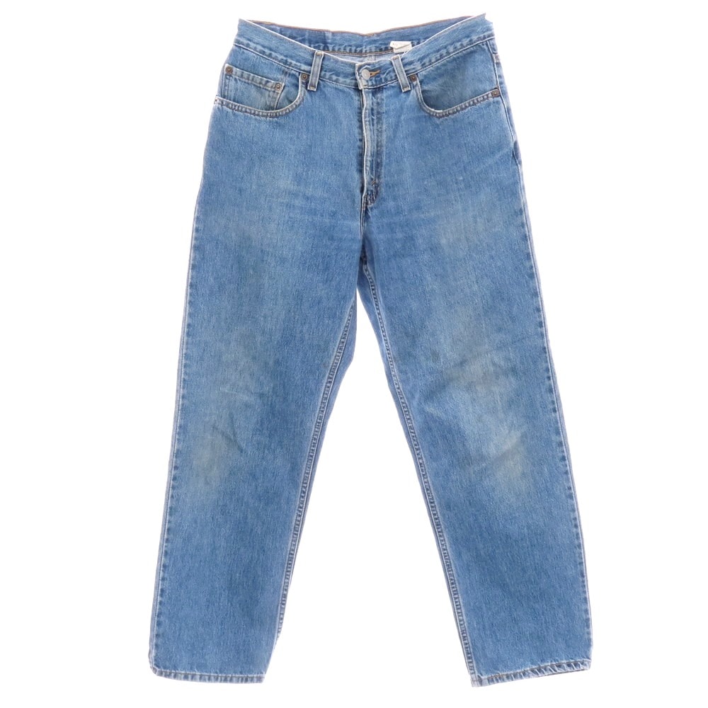 【中古】リーバイス Levi's RELAXED STRAIGHT LEG コットン デニムパンツ ジーンズ ライトブルー【サイズ34】【メンズ】