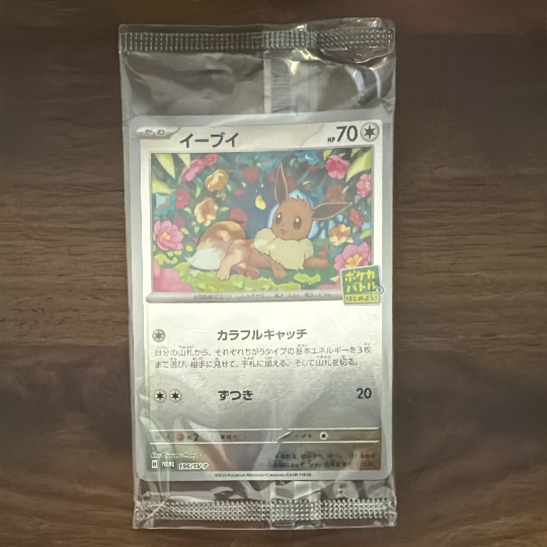 イーブイ P [SV-P-SM 196](プロモカードパック「ポケカバトルをはじめよう!キャンペーン」)