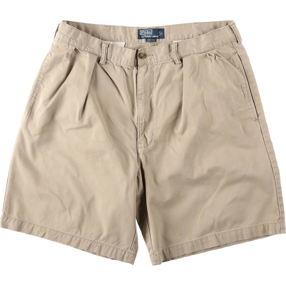 古着 ラルフローレン Ralph Lauren POLO by Ralph Lauren TYLER SHORT ツータック チノショーツ ショートパンツ メンズw35相当/eaa643743
