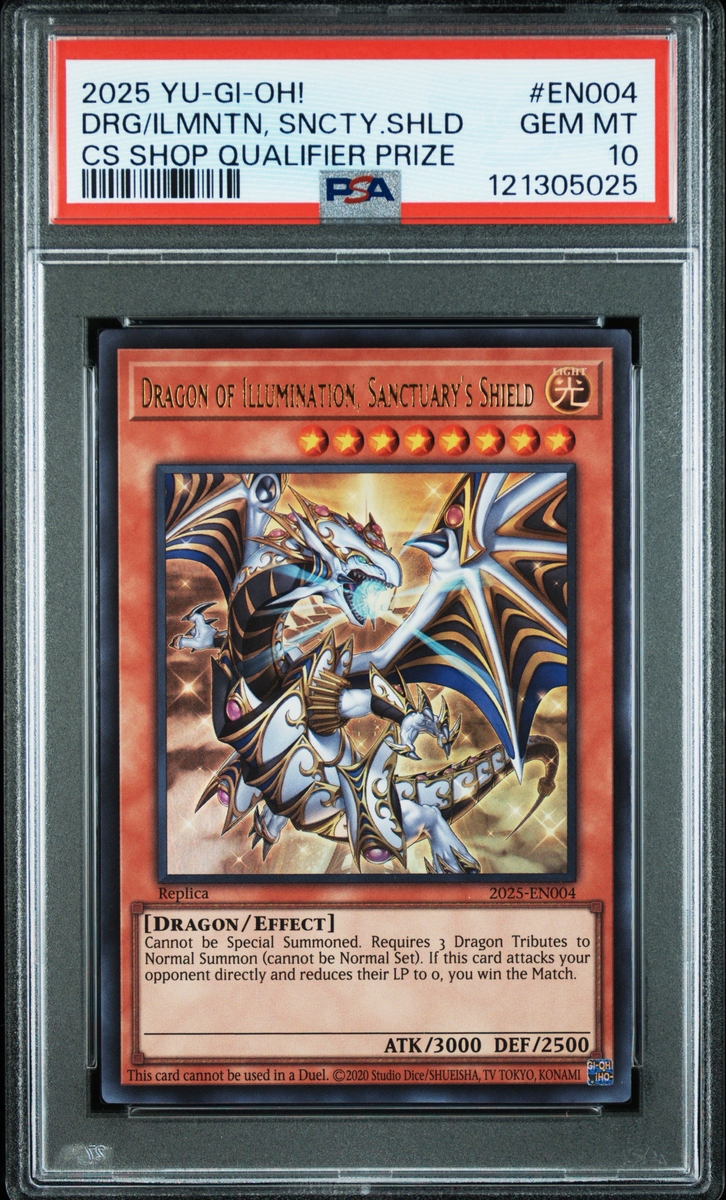 Dragon of Illumination Sanctuary's Shield UR [2025-EN004](日本選手権 2025)