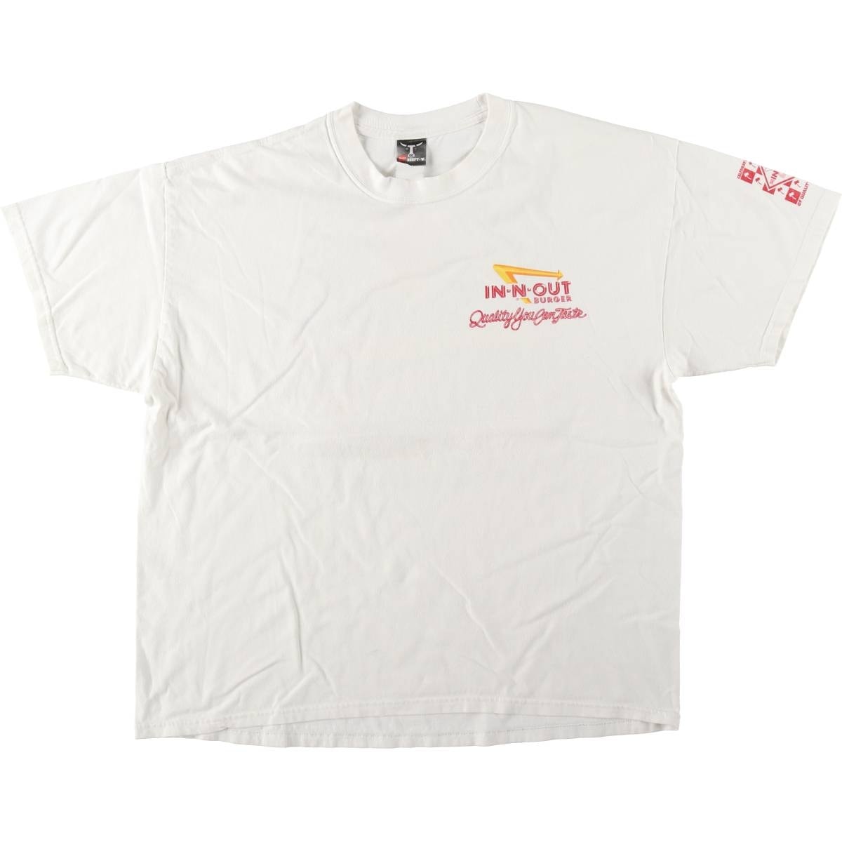 古着 90年代 ヘインズ Hanes BEEFY-T IN-N-OUT HAMBURGERS インアンドアウトバーガー アドバタイジングTシャツ メンズXL相当 ヴィンテージ/eaa659631