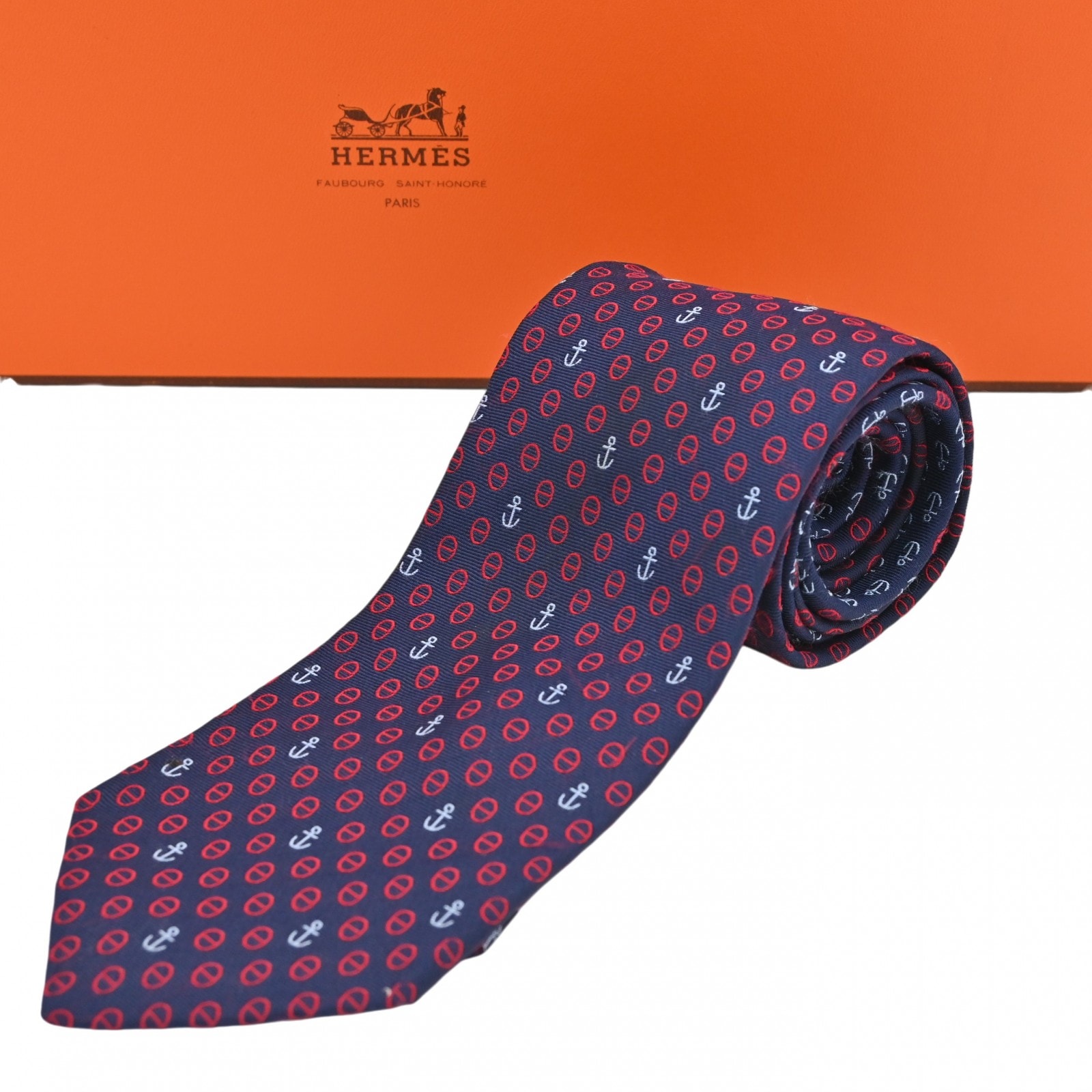 A (未使用に近い)】エルメス ネクタイ メンズの古着・中古ハイブランド