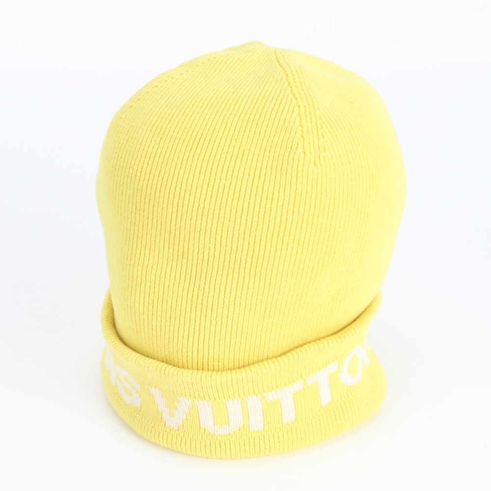 【美品】LOUIS VUITTON ニット帽　LVカップ 送込*ルイヴィトン*ビーニーLVバーズシグネチャーニットキャップ