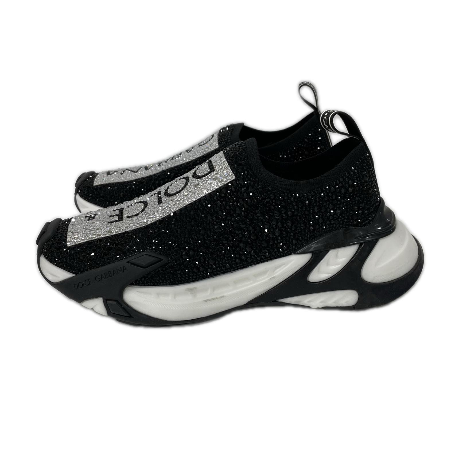 ドルチェアンドガッバーナ 【美品】CK2172 AJ673 ソレント スリッポン スニーカー 37
