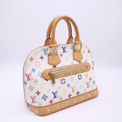 LOUIS VUITTON ルイ・ヴィトン モノグラム マルチカラー アルマ M40443 ハンドバッグ マルチカラー コーティングキャンバス レザー レディース