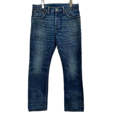 ダブルアールエル インディゴ SLIM FIT AMERICAN WOVEN デニムパンツ M
