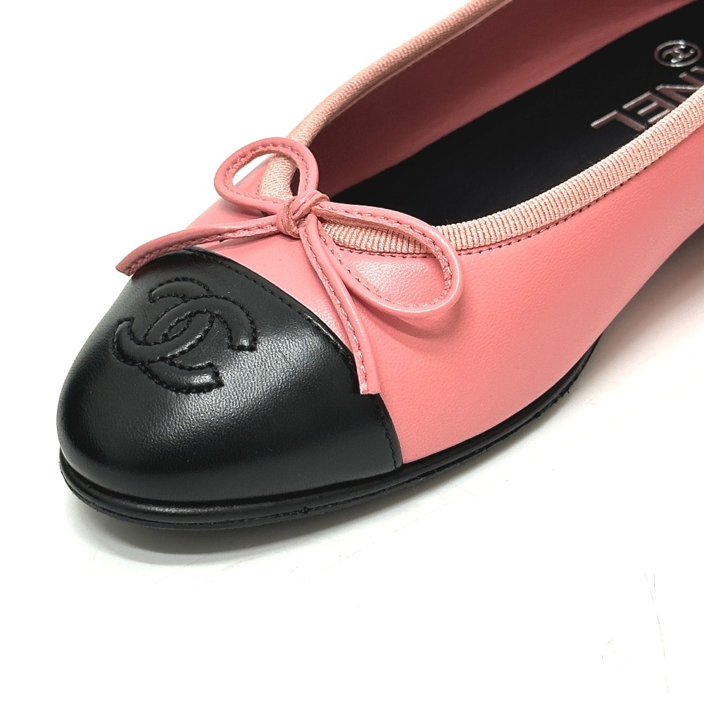 A+ (新品・未使用(ワケあり))】シャネル CHANEL リボン バレリーナ