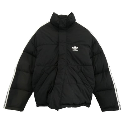BALENCIAGA Women's x adidas Puffer Jacket "Black"